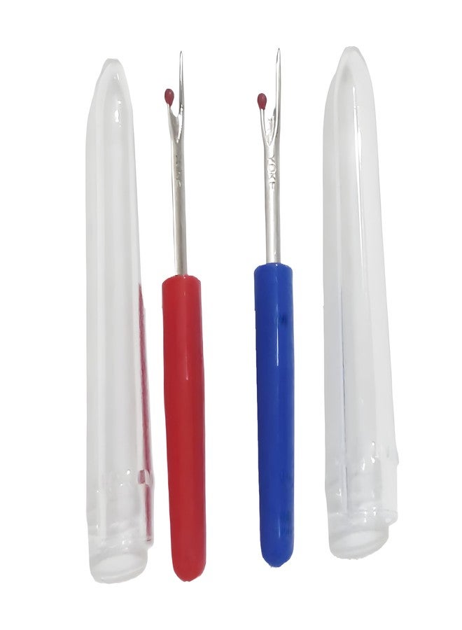 FINEWORLD[FW-ST-SMRP-2] Stitch Opener Seam Ripper Stitch Unpicker Stainless Steel Sewing Tool.[Pack of 2] - Image 1